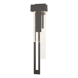 Hubbardton Forge - 302533-LED-LFT-14-II0596 - Rainfall Large LED Outdoor Sconce - Rainfall - Coastal Oil Rubbed Bronze