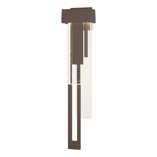 Hubbardton Forge - 302533-LED-LFT-75-II0596 - Rainfall Large LED Outdoor Sconce - Rainfall - Coastal Bronze
