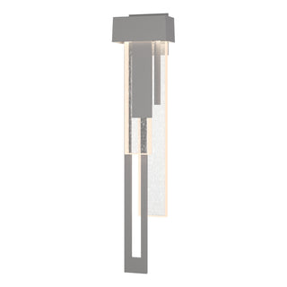 Hubbardton Forge - 302533-LED-LFT-78-II0596 - Rainfall Large LED Outdoor Sconce - Rainfall - Coastal Burnished Steel