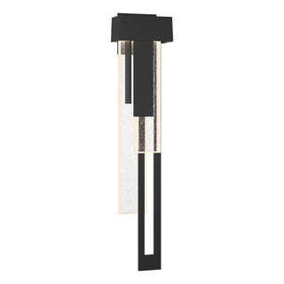 Hubbardton Forge - 302533-LED-RGT-80-II0596 - Rainfall Large LED Outdoor Sconce - Rainfall - Coastal Black