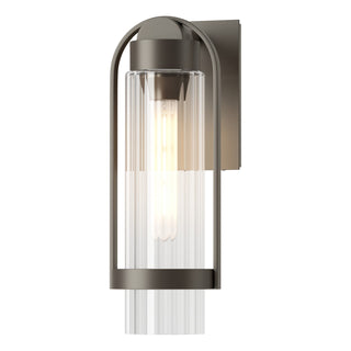 Hubbardton Forge - 302555-SKT-77-ZM0741 - Alcove Small Outdoor Sconce - Alcove - Coastal Dark Smoke