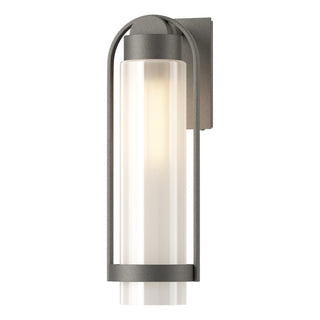 Hubbardton Forge - 302556-SKT-20-FD0742 - Alcove Medium Outdoor Sconce - Alcove - Coastal Natural Iron