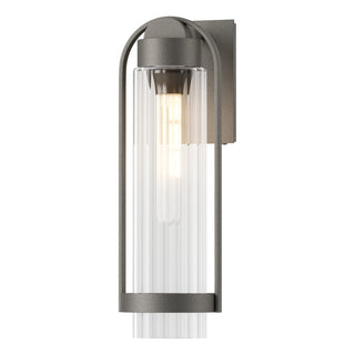 Hubbardton Forge - 302556-SKT-20-ZM0742 - Alcove Medium Outdoor Sconce - Alcove - Coastal Natural Iron