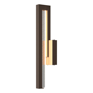Hubbardton Forge - 302560-LED-75-II0564 - Edge Medium LED Outdoor Sconce - Edge - Coastal Bronze