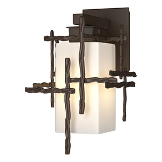 Hubbardton Forge - 302580-SKT-75-GG0111 - Tura Small Outdoor Sconce - Tura - Coastal Bronze