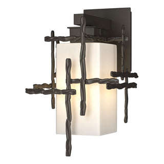 Hubbardton Forge - 302580-SKT-77-GG0111 - Tura Small Outdoor Sconce - Tura - Coastal Dark Smoke