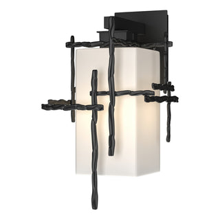 Hubbardton Forge - 302581-SKT-80-GG0093 - Tura Medium Outdoor Sconce - Tura - Coastal Black