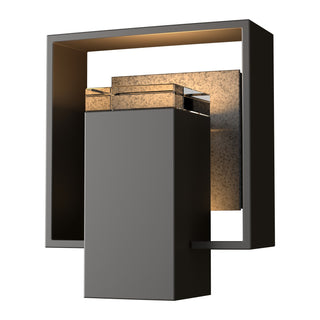 Hubbardton Forge - 302601-SKT-14-20-ZM0546 - Shadow Box Small Outdoor Sconce - Shadow Box - Coastal Oil Rubbed Bronze