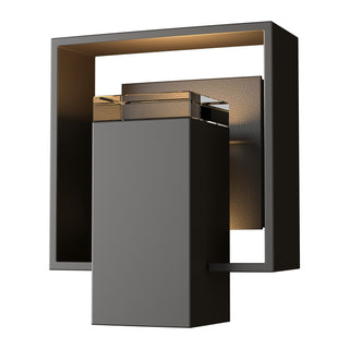 Hubbardton Forge - 302601-SKT-14-80-ZM0546 - Shadow Box Small Outdoor Sconce - Shadow Box - Coastal Oil Rubbed Bronze