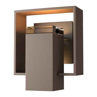 Hubbardton Forge - 302601-SKT-75-14-ZM0546 - Shadow Box Small Outdoor Sconce - Shadow Box - Coastal Bronze