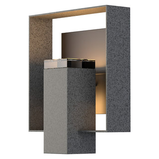 Hubbardton Forge - 302603-SKT-20-14-ZM0546 - Shadow Box Outdoor Sconce - Shadow Box - Coastal Natural Iron