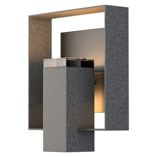 Hubbardton Forge - 302603-SKT-20-80-ZM0546 - Shadow Box Outdoor Sconce - Shadow Box - Coastal Natural Iron