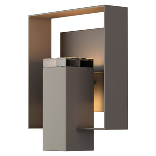 Hubbardton Forge - 302603-SKT-77-14-ZM0546 - Shadow Box Outdoor Sconce - Shadow Box - Coastal Dark Smoke