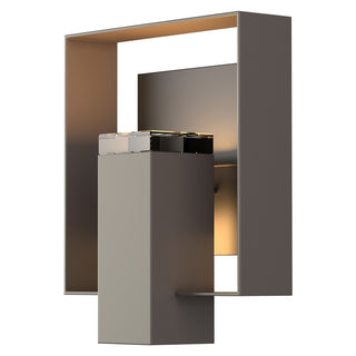 Hubbardton Forge - 302603-SKT-77-80-ZM0546 - Shadow Box Outdoor Sconce - Shadow Box - Coastal Dark Smoke