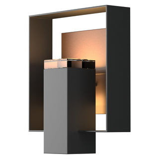 Hubbardton Forge - 302603-SKT-80-75-ZM0546 - Shadow Box Outdoor Sconce - Shadow Box - Coastal Black