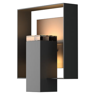 Hubbardton Forge - 302603-SKT-80-77-ZM0546 - Shadow Box Outdoor Sconce - Shadow Box - Coastal Black