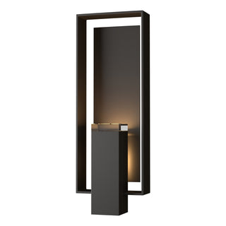 Hubbardton Forge - 302605-SKT-14-14-ZM0546 - Shadow Box Large Outdoor Sconce - Shadow Box - Coastal Oil Rubbed Bronze