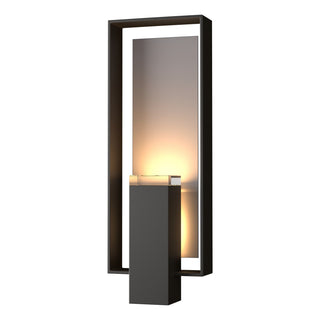 Hubbardton Forge - 302605-SKT-14-78-ZM0546 - Shadow Box Large Outdoor Sconce - Shadow Box - Coastal Oil Rubbed Bronze