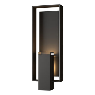 Hubbardton Forge - 302605-SKT-14-80-ZM0546 - Shadow Box Large Outdoor Sconce - Shadow Box - Coastal Oil Rubbed Bronze