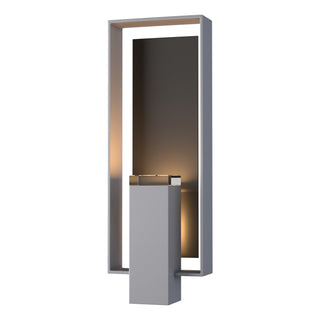 Hubbardton Forge - 302605-SKT-78-14-ZM0546 - Shadow Box Large Outdoor Sconce - Shadow Box - Coastal Burnished Steel