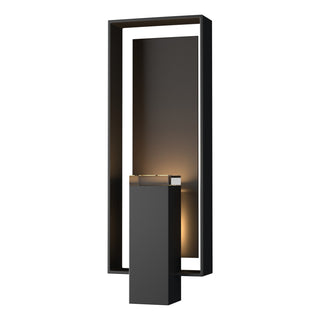 Hubbardton Forge - 302605-SKT-80-14-ZM0546 - Shadow Box Large Outdoor Sconce - Shadow Box - Coastal Black