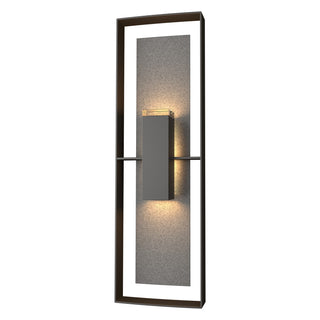 Hubbardton Forge - 302607-SKT-14-20-ZM0546 - Shadow Box Tall Outdoor Sconce - Shadow Box - Coastal Oil Rubbed Bronze