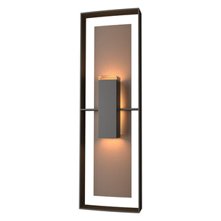 Hubbardton Forge - 302607-SKT-14-75-ZM0546 - Shadow Box Tall Outdoor Sconce - Shadow Box - Coastal Oil Rubbed Bronze