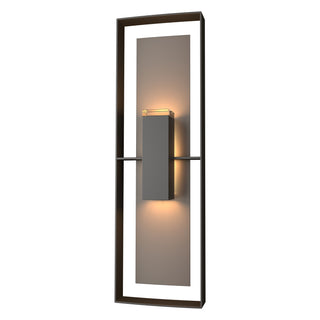 Hubbardton Forge - 302607-SKT-14-77-ZM0546 - Shadow Box Tall Outdoor Sconce - Shadow Box - Coastal Oil Rubbed Bronze