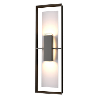 Hubbardton Forge - 302607-SKT-14-78-ZM0546 - Shadow Box Tall Outdoor Sconce - Shadow Box - Coastal Oil Rubbed Bronze