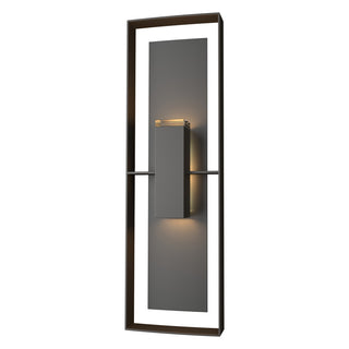 Hubbardton Forge - 302607-SKT-14-80-ZM0546 - Shadow Box Tall Outdoor Sconce - Shadow Box - Coastal Oil Rubbed Bronze