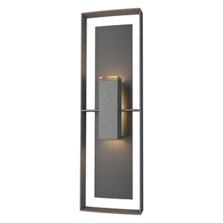 Hubbardton Forge - 302607-SKT-20-80-ZM0546 - Shadow Box Tall Outdoor Sconce - Shadow Box - Coastal Natural Iron