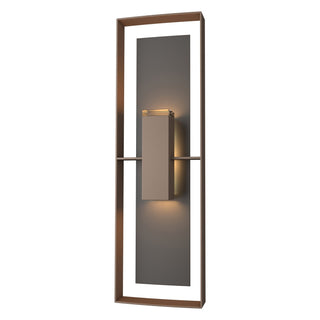 Hubbardton Forge - 302607-SKT-75-14-ZM0546 - Shadow Box Tall Outdoor Sconce - Shadow Box - Coastal Bronze