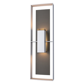 Hubbardton Forge - 302607-SKT-78-14-ZM0546 - Shadow Box Tall Outdoor Sconce - Shadow Box - Coastal Burnished Steel