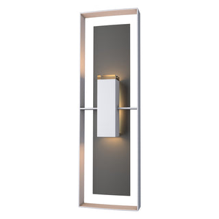 Hubbardton Forge - 302607-SKT-78-80-ZM0546 - Shadow Box Tall Outdoor Sconce - Shadow Box - Coastal Burnished Steel
