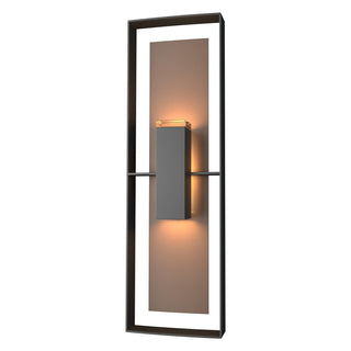 Hubbardton Forge - 302607-SKT-80-75-ZM0546 - Shadow Box Tall Outdoor Sconce - Shadow Box - Coastal Black