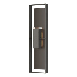 Hubbardton Forge - 302608-SKT-20-14-ZM0736 - Shadow Box Extra Tall Sconce - Shadow Box - Coastal Natural Iron