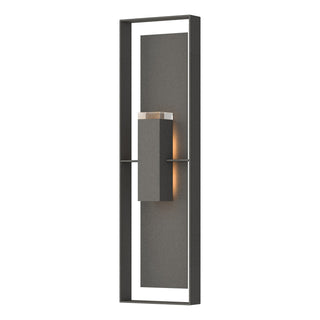 Hubbardton Forge - 302608-SKT-20-20-ZM0736 - Shadow Box Extra Tall Sconce - Shadow Box - Coastal Natural Iron
