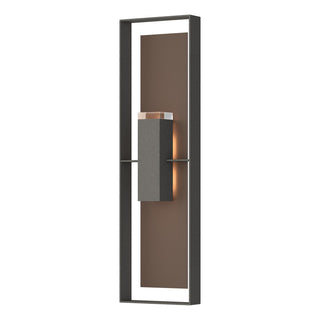 Hubbardton Forge - 302608-SKT-20-75-ZM0736 - Shadow Box Extra Tall Sconce - Shadow Box - Coastal Natural Iron