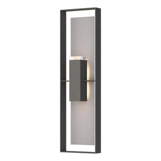Hubbardton Forge - 302608-SKT-20-78-ZM0736 - Shadow Box Extra Tall Sconce - Shadow Box - Coastal Natural Iron