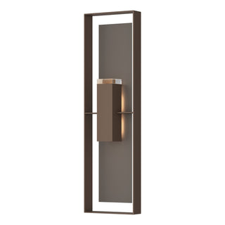Hubbardton Forge - 302608-SKT-75-77-ZM0736 - Shadow Box Extra Tall Sconce - Shadow Box - Coastal Bronze