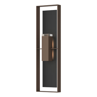Hubbardton Forge - 302608-SKT-75-80-ZM0736 - Shadow Box Extra Tall Sconce - Shadow Box - Coastal Bronze