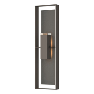 Hubbardton Forge - 302608-SKT-77-20-ZM0736 - Shadow Box Extra Tall Sconce - Shadow Box - Coastal Dark Smoke