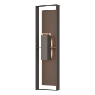 Hubbardton Forge - 302608-SKT-77-75-ZM0736 - Shadow Box Extra Tall Sconce - Shadow Box - Coastal Dark Smoke