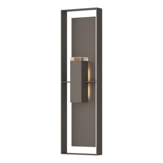 Hubbardton Forge - 302608-SKT-77-77-ZM0736 - Shadow Box Extra Tall Sconce - Shadow Box - Coastal Dark Smoke