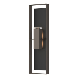 Hubbardton Forge - 302608-SKT-77-80-ZM0736 - Shadow Box Extra Tall Sconce - Shadow Box - Coastal Dark Smoke