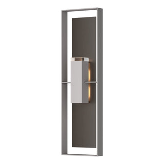 Hubbardton Forge - 302608-SKT-78-14-ZM0736 - Shadow Box Extra Tall Sconce - Shadow Box - Coastal Burnished Steel