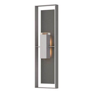 Hubbardton Forge - 302608-SKT-78-20-ZM0736 - Shadow Box Extra Tall Sconce - Shadow Box - Coastal Burnished Steel