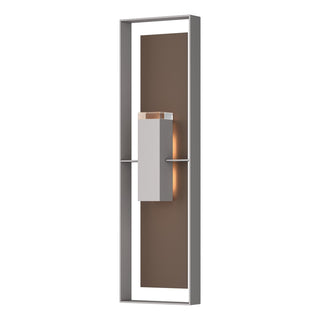 Hubbardton Forge - 302608-SKT-78-75-ZM0736 - Shadow Box Extra Tall Sconce - Shadow Box - Coastal Burnished Steel