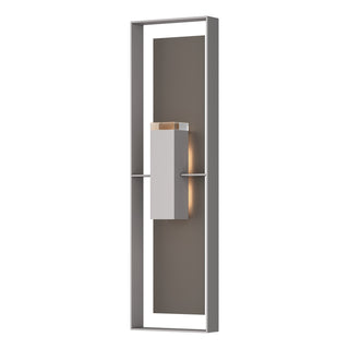 Hubbardton Forge - 302608-SKT-78-77-ZM0736 - Shadow Box Extra Tall Sconce - Shadow Box - Coastal Burnished Steel