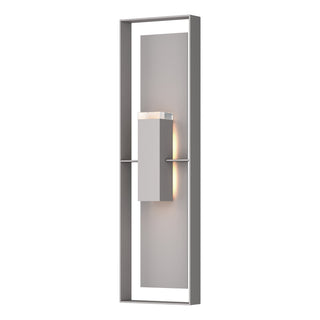 Hubbardton Forge - 302608-SKT-78-78-ZM0736 - Shadow Box Extra Tall Sconce - Shadow Box - Coastal Burnished Steel